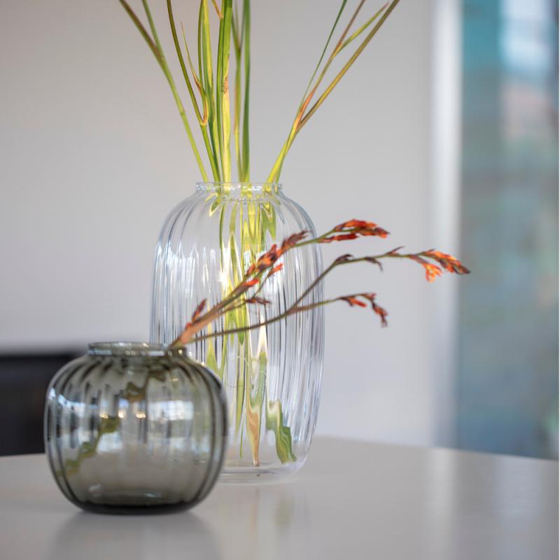 Primula vase 12,5 smoke