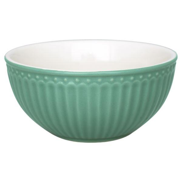 Everyday Alice skål 45 cl dusty green