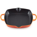 Dyp grillpanne støpejern 30 cm volcanic