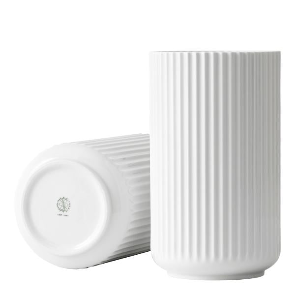 Vase 25 cm hvit