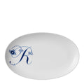 Alfabet tallerken oval R 23 cm