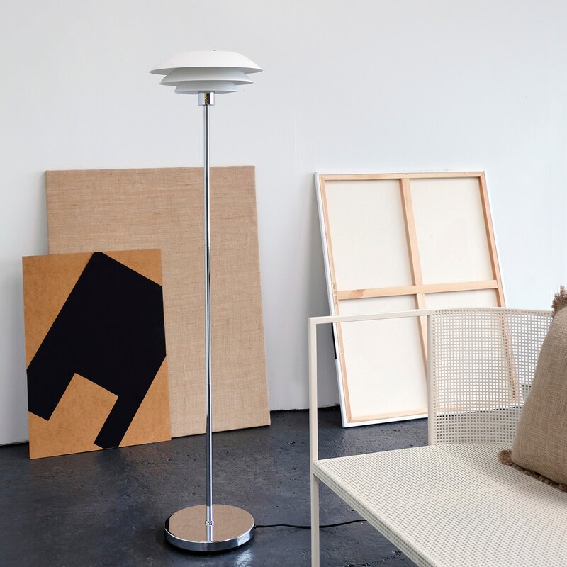 DL31 gulvlampe 133 cm hvit