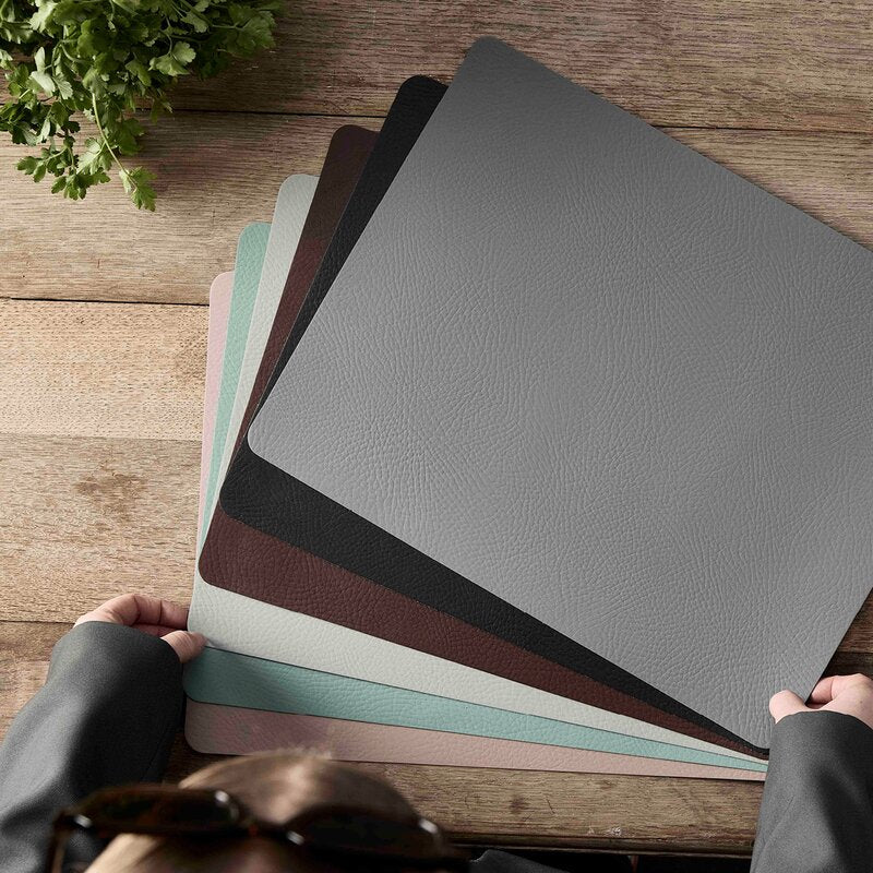 Quadro dekkebrikke 42x33 cm 4 stk lysegrå