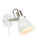 Alton vegglampe 20 cm hvit/krom