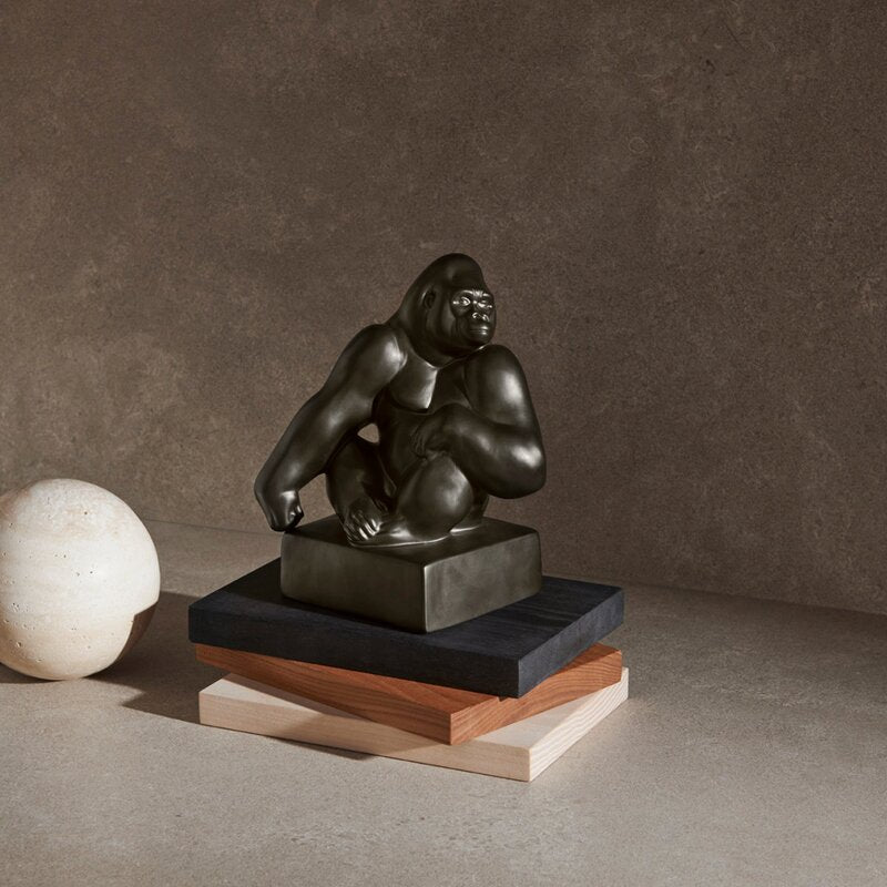Figur Gorilla grafitt M