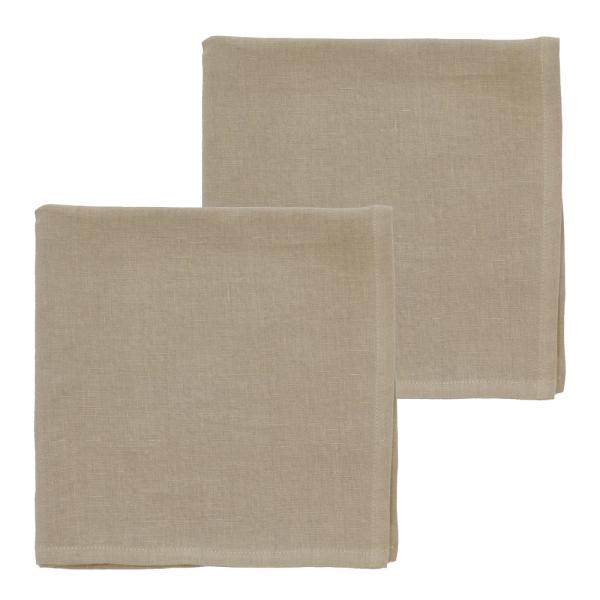 Pure Linen tøyserviett 2 stk nature