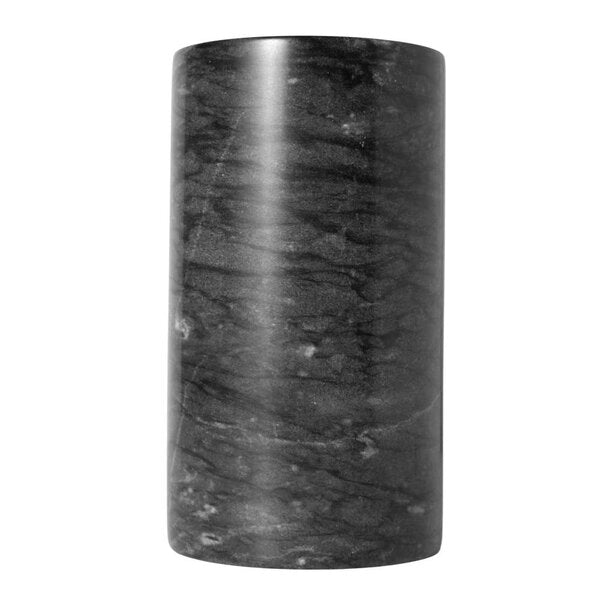 Marmor redskapskrukke 17 cm svart