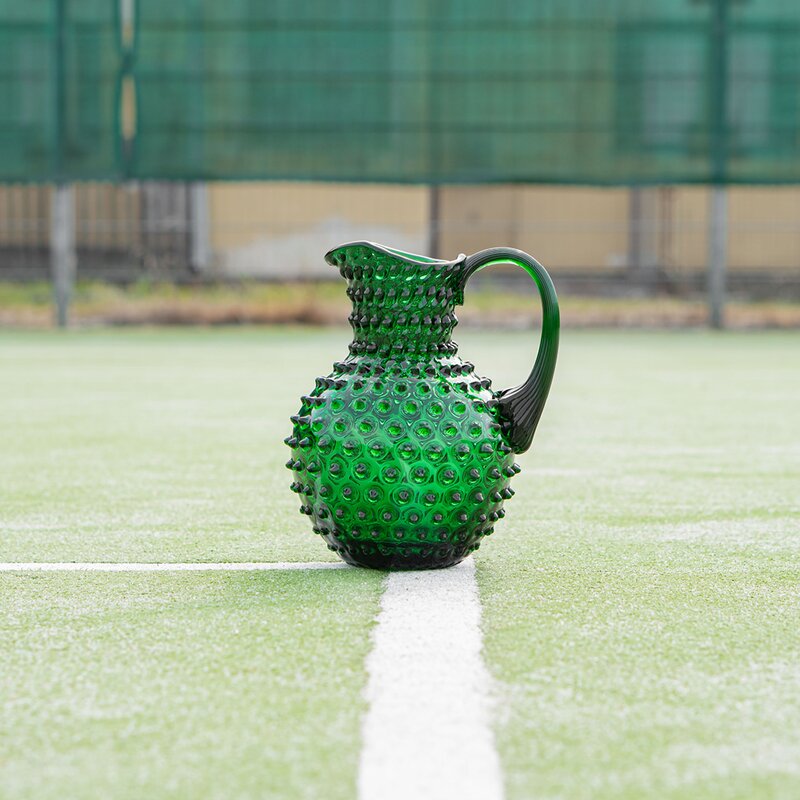 Hobnail karaffel 2L dark green
