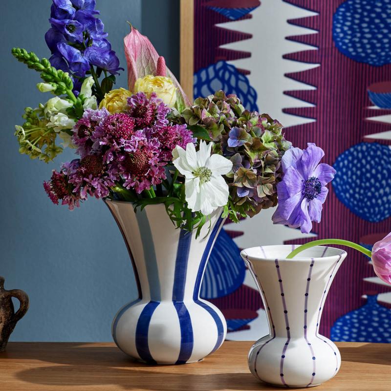Signature vase 20 cm blå