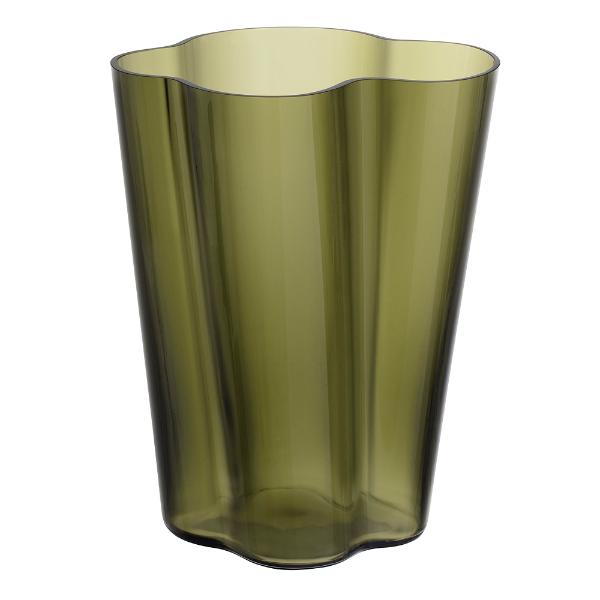 Alvar Aalto vase 27 cm mosegrønn