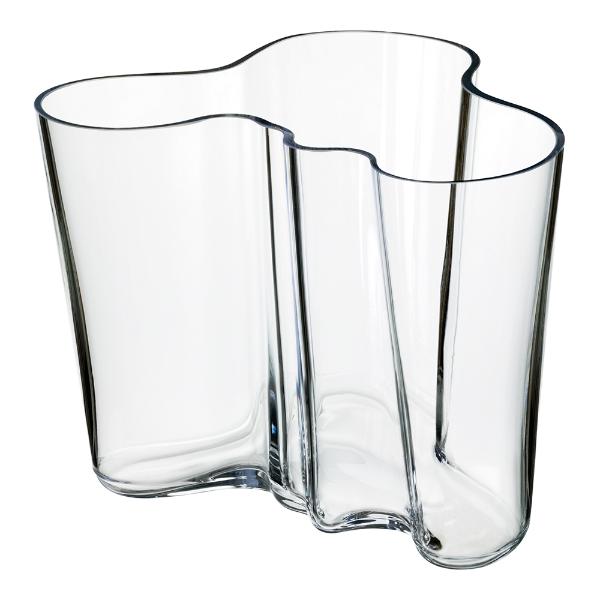 Alvar Aalto vase 16 cm klar