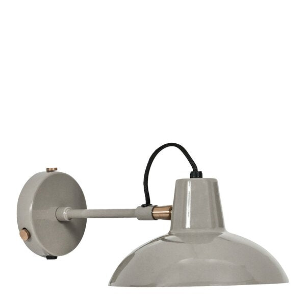 Desk vegglampe 30x18 cm grå