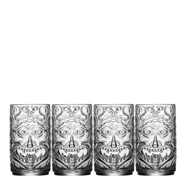 Tiki cocktailglass 45 cl 4 stk klar