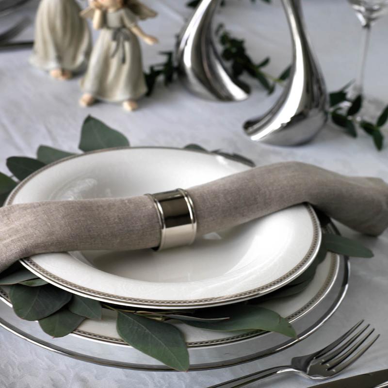Silver Paisley dyp tallerken 23,5 cm