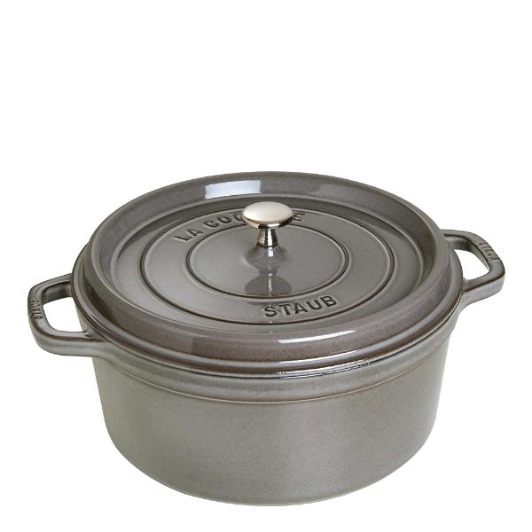 La Cocotte rund gryte 26 cm 5,2L grå