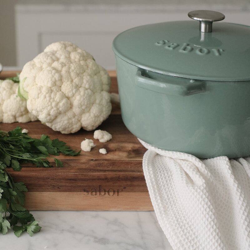 Støpejernsgryte 4,4L sea green