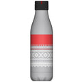 Bottle Up Marius termoflaske 0,5L grå/rød/hvit