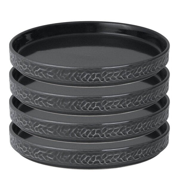 Servisen C tallerken 17,2 cm 4 stk antrasitt