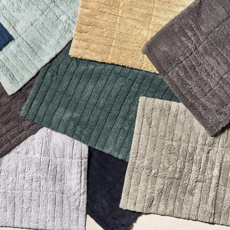 Tiles badematte 80x50 cm taupe