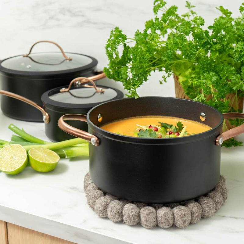 Black Copper gryte 4,5L keramisk