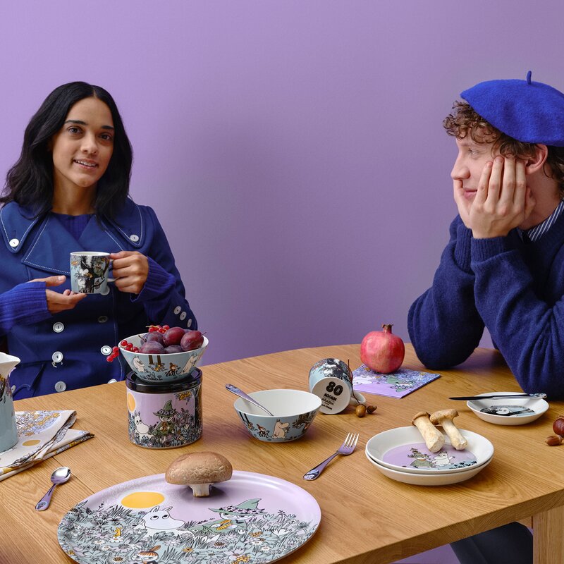 Mummi serveringsbrett 35 cm Venner for alltid 80 år