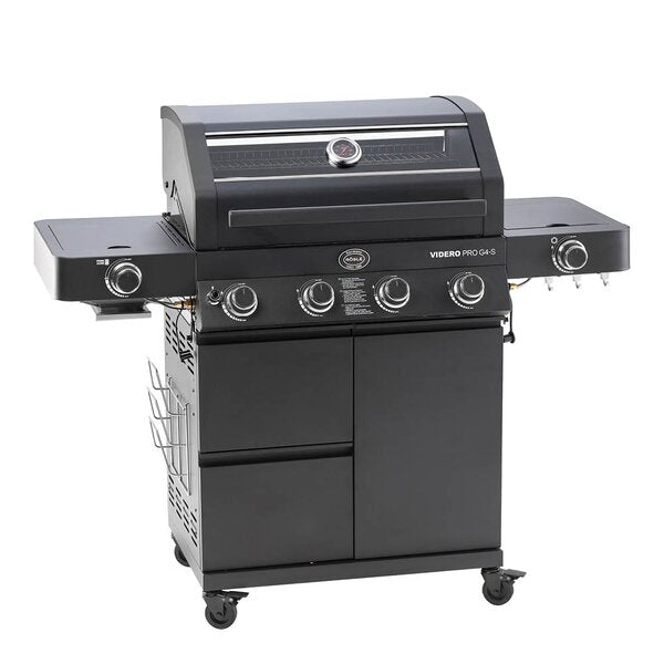 Videro Pro G4-S Vario+ gassgrill 20500W svart