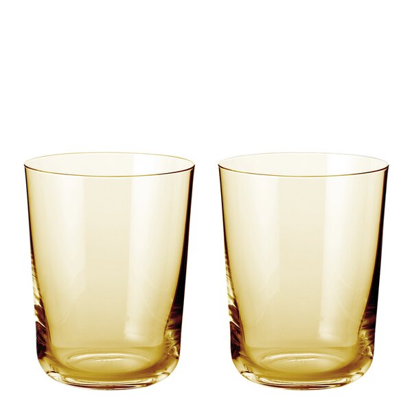 New York vannglass 34 cl 2 stk citrine