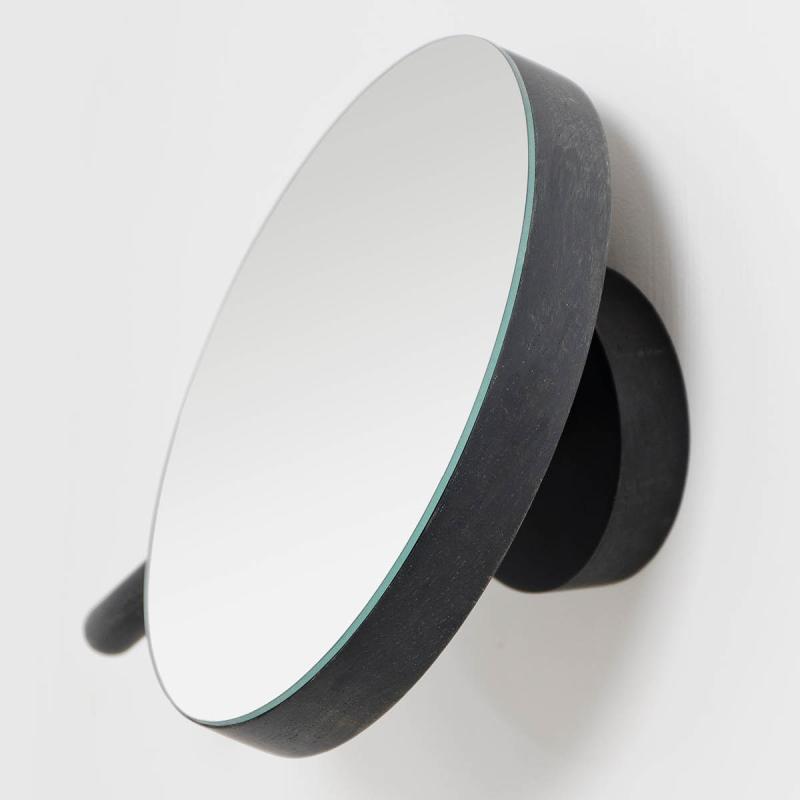 Magnifying sminkespeil vegg 18 cm mørk eik