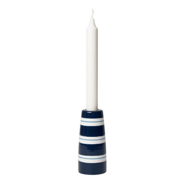 Omaggio Nuovo lysestake 12 cm mørk blå