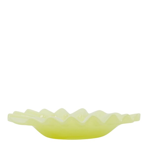 Wave dekobrett 18,5 cm gul