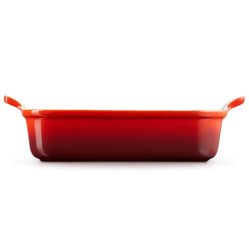 Heritage rektangulær form 26x19 cm cerise