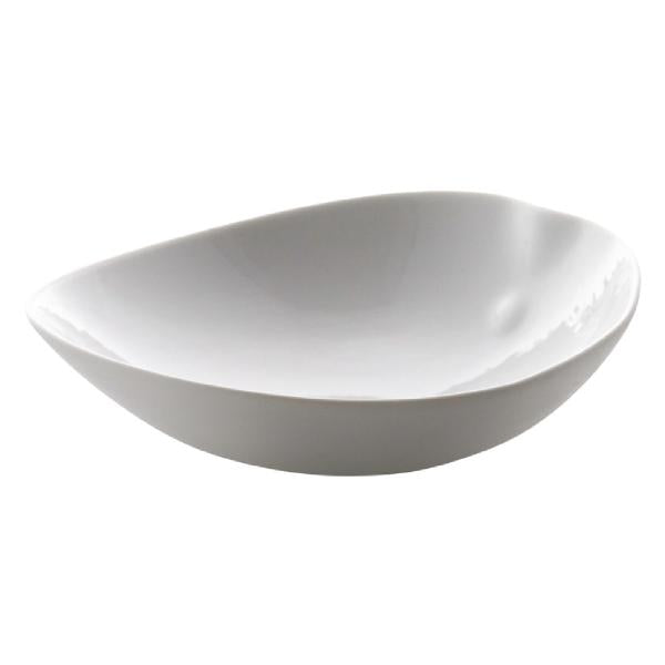 Shell salatskål 21,5x22x10 cm hvit