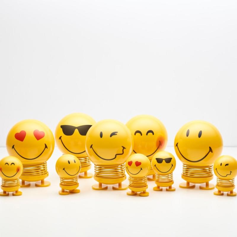 Smiley Love liten gul