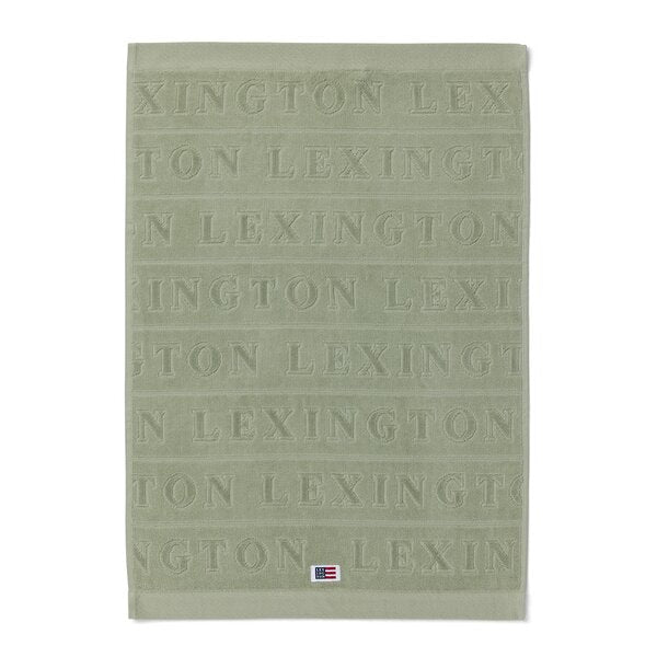 Håndkle velour jacquard 50x70 cm vintage green