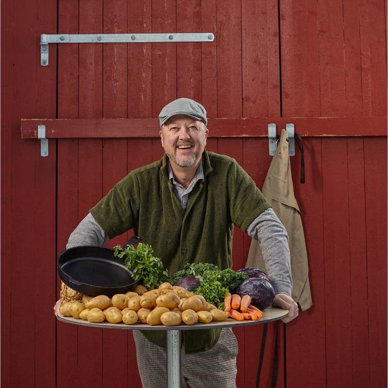 Moi støpejernspanne 24 cm svart