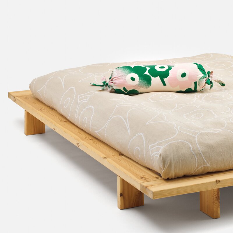 Pieni Unikko pute 20x54 cm hvit/rosa/grønn