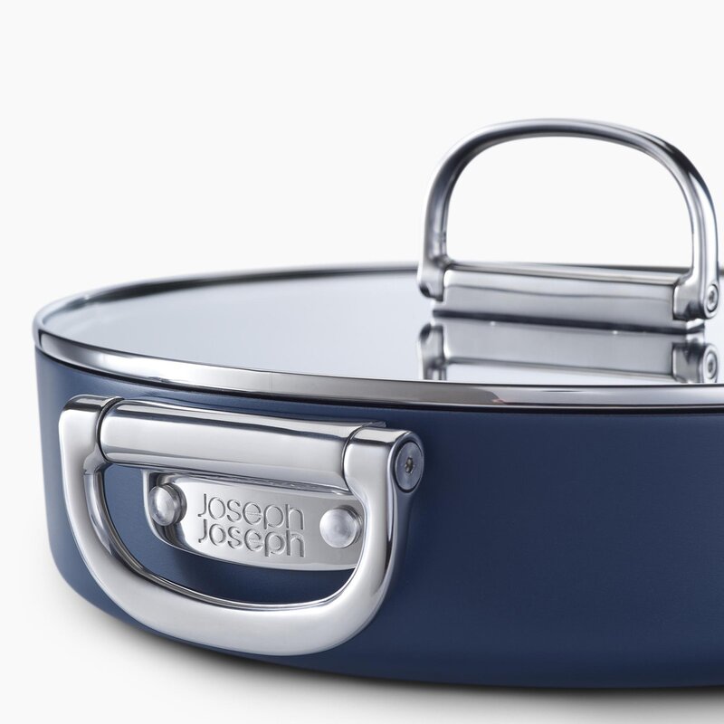 Space sautèpanne m/lokk 28 cm midnight blue