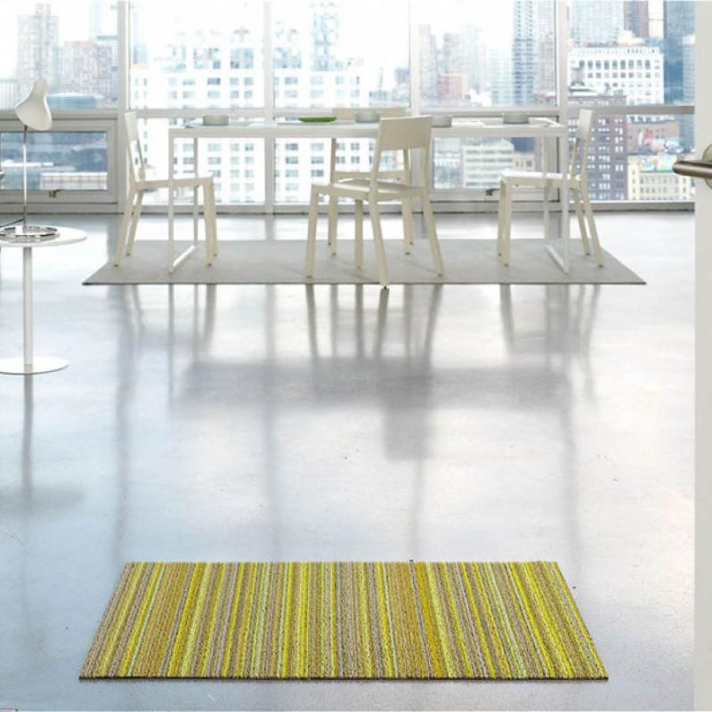 Skinny Stripe dørmatte 61x91 cm citron