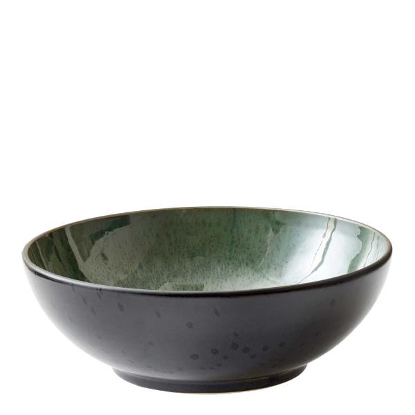 Salatskål 30 cm svart/grønn