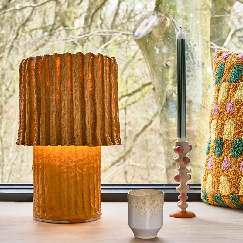 Styles lampe 25x44 cm amber
