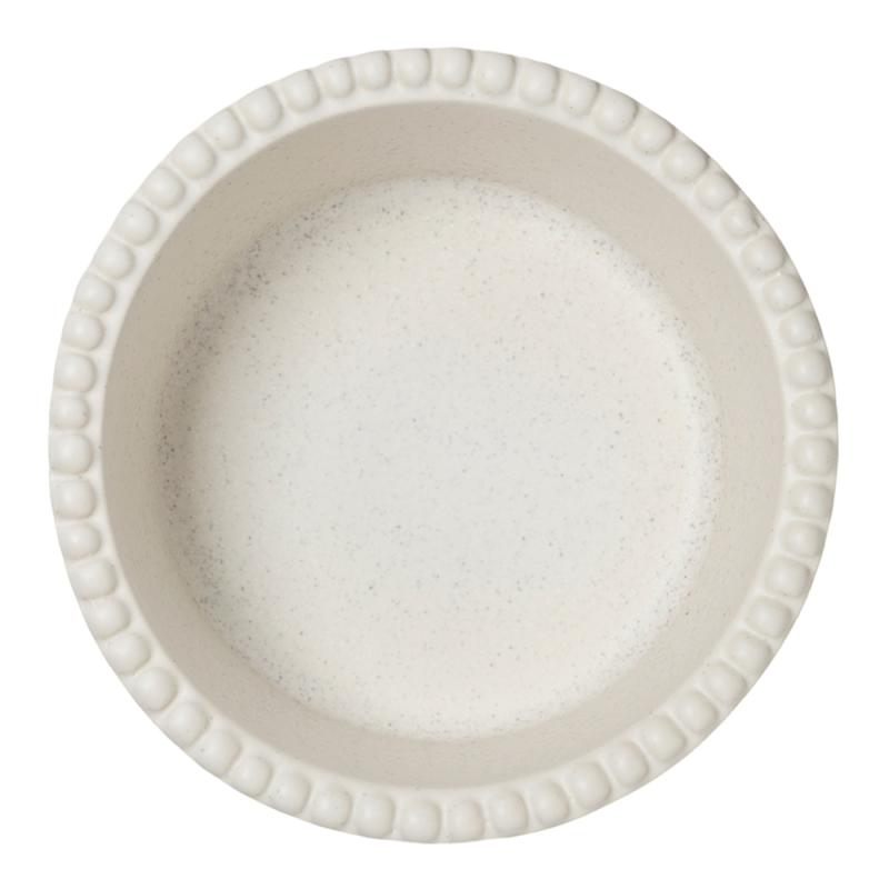 DARIA skål 23 cm cotton white