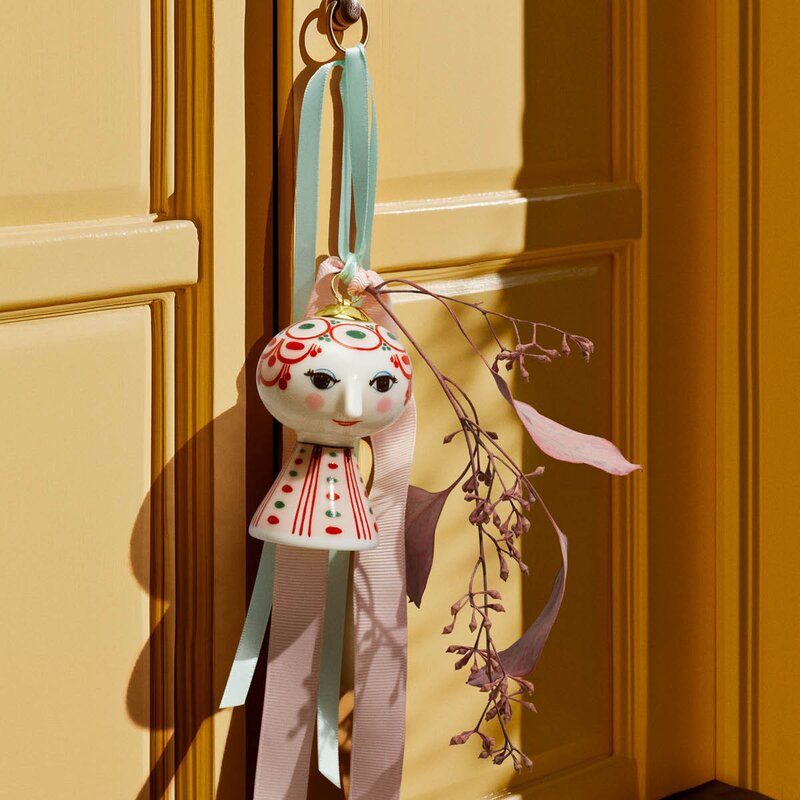 Eva juleoppheng 2025 7,5 cm rød