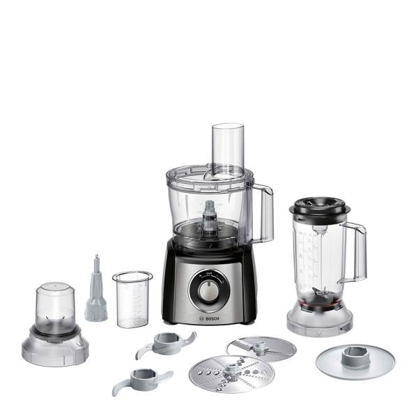 MultiTalent 3 foodprocessor 2,3 L svart Børstet rustfritt stål
