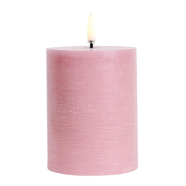Pillar LED-kubbelys 7,8x10,1 cm rosa