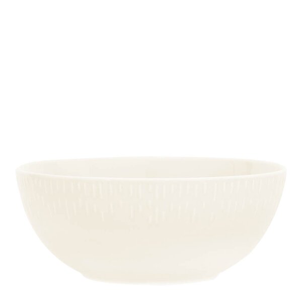 Confetti salatskål 23 cm vanilla
