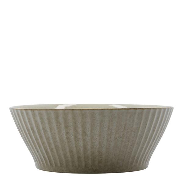 Pleat bolle 19 cm grå/brun