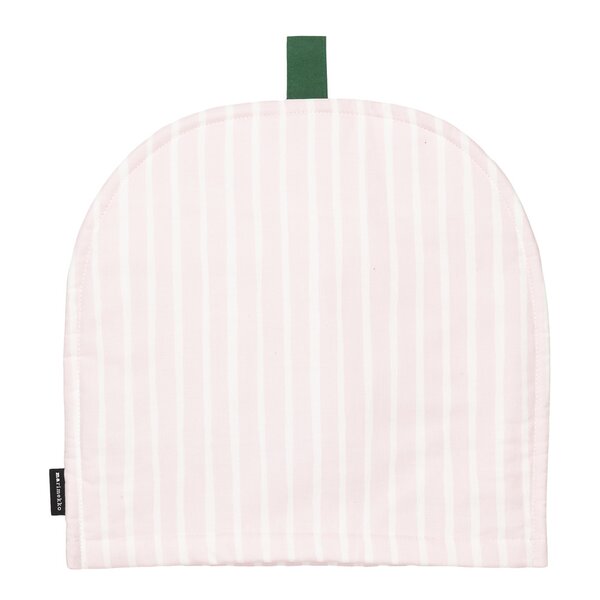 Piccolo tevarmer rosa/hvit
