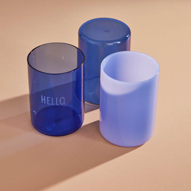 Favourite glass The Mute Collection 35 cl blå