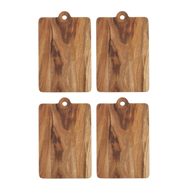Skjærebrett 20x13 cm 4 stk natur