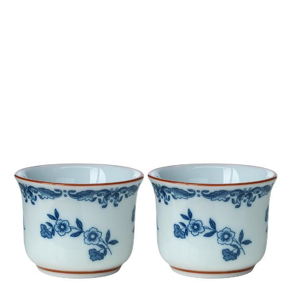 Ostindia eggeglass 2 stk blå
